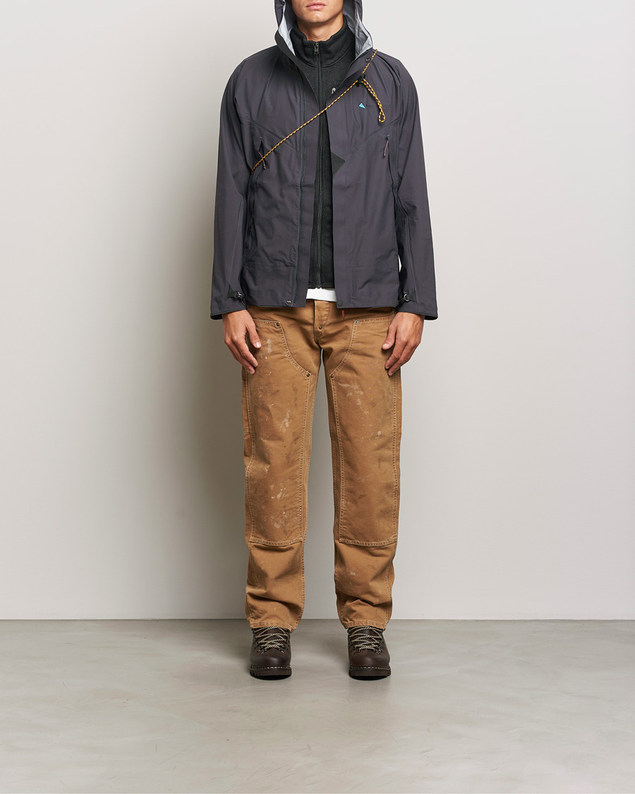 Herr | Jackor | Klättermusen | Asynja Lightweight Waterproof Jacket Raven