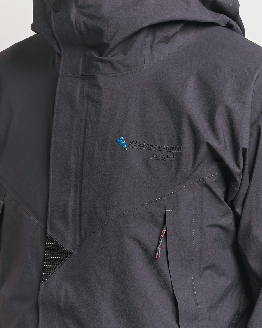 Herr | Jackor | Klättermusen | Asynja Lightweight Waterproof Jacket Raven