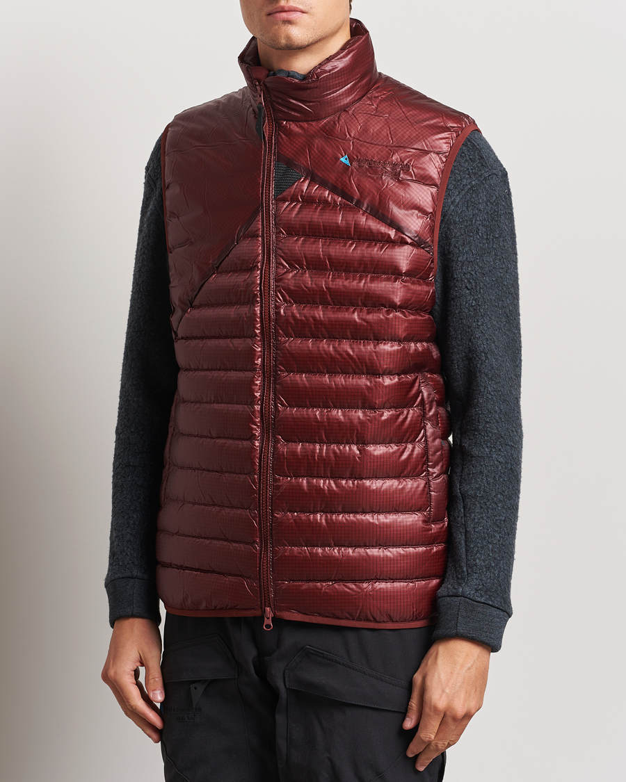 Herr | Jackor | Klättermusen | Lopt Lightweight Down Vest Madder Red