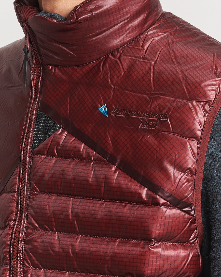 Herr | Jackor | Klättermusen | Lopt Lightweight Down Vest Madder Red