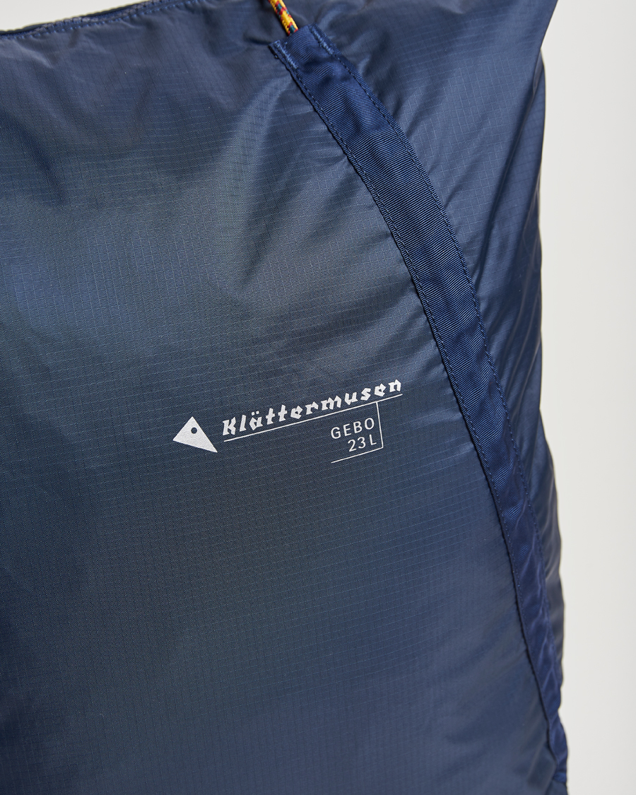 Herr | Klättermusen Gebo 23L Lightweight Totebag Indigo Blue | Klättermusen | Gebo 23L Lightweight Totebag Indigo Blue
