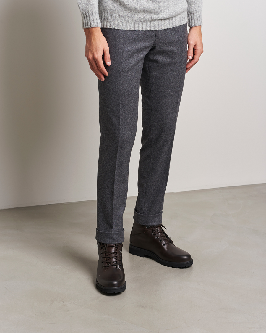 Herr | Kängor | UBR | Black Storm Leather Boot Dark Brown