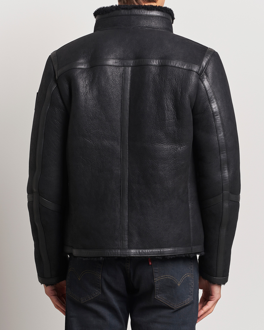 Herr | Jackor | Belstaff | Tundra Sherling Leather Jacket Black