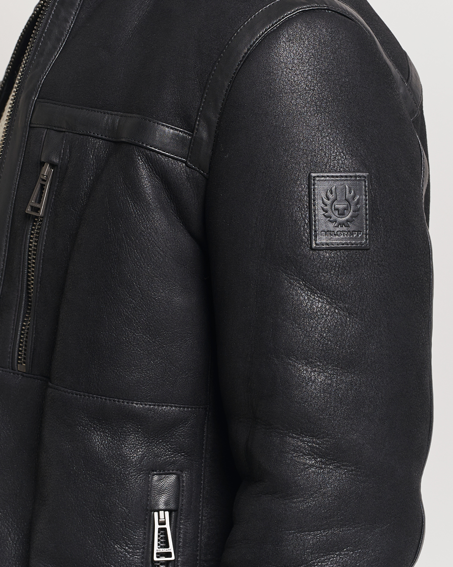 Herr | Jackor | Belstaff | Tundra Sherling Leather Jacket Black