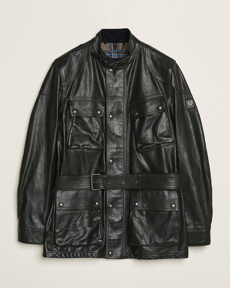 Herr | Jackor | Belstaff | Trailmaster Panther Leather Jacket Black