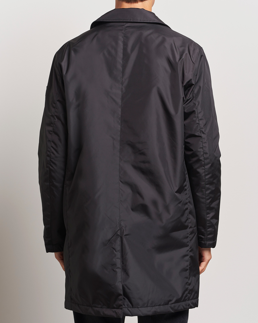 Herr | Jackor | Belstaff | Drill Padded Nylon Coat Black