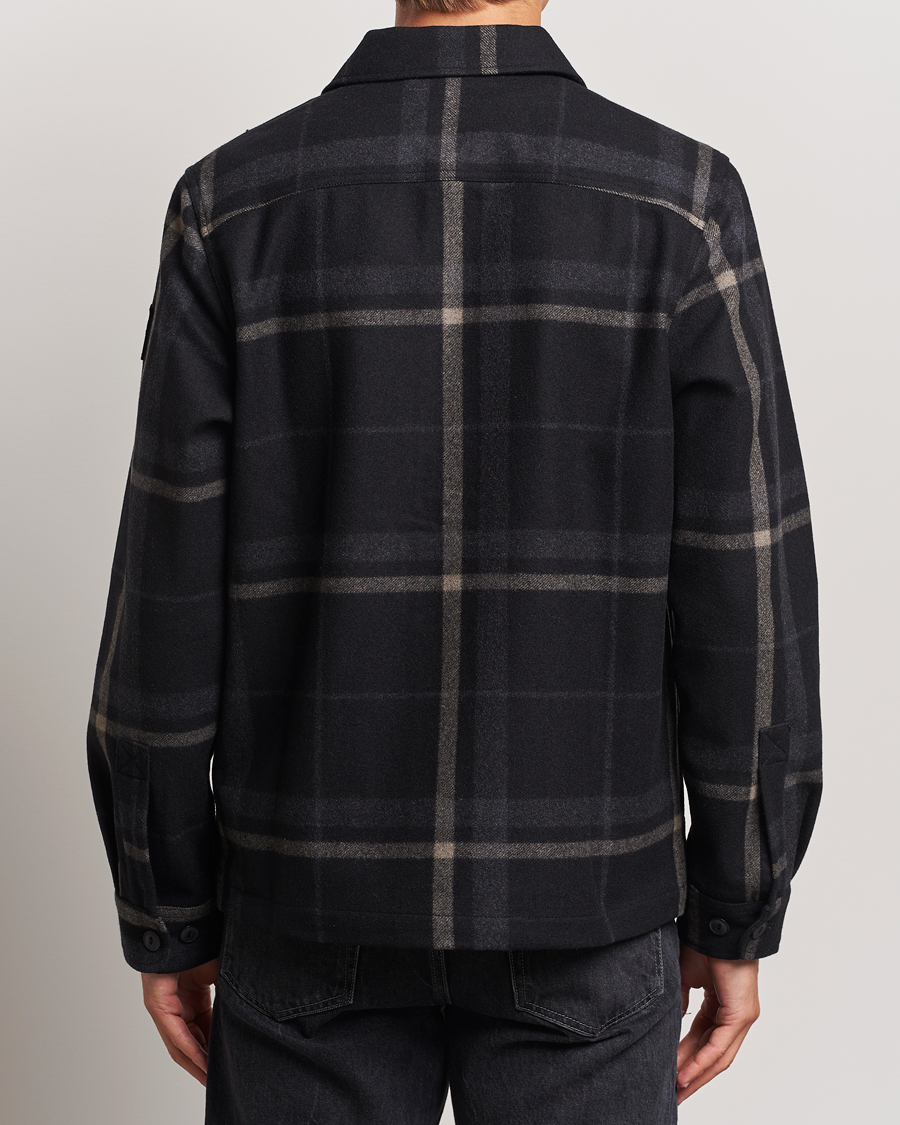 Herr | Jackor | Belstaff | Forge Checked Wool Jacket Charcoal