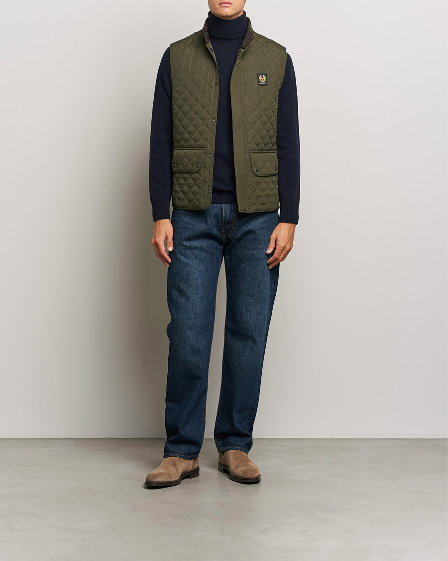 Herr | Västar | Belstaff | Icon Gilet Faded Olive