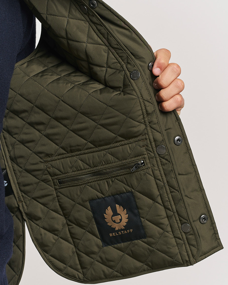 Herr | Västar | Belstaff | Icon Gilet Faded Olive