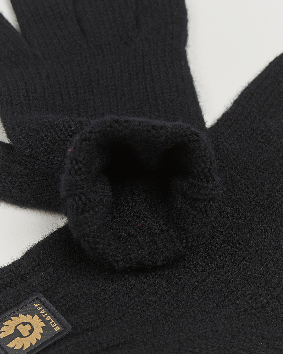 Herr | Belstaff Watch Wool Glove Black | Belstaff | Watch Wool Glove Black