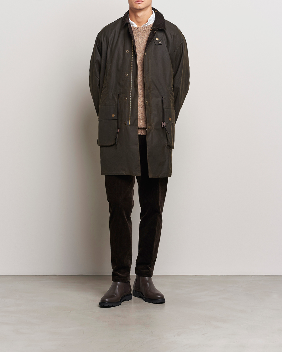 Barbour wax trench coat online