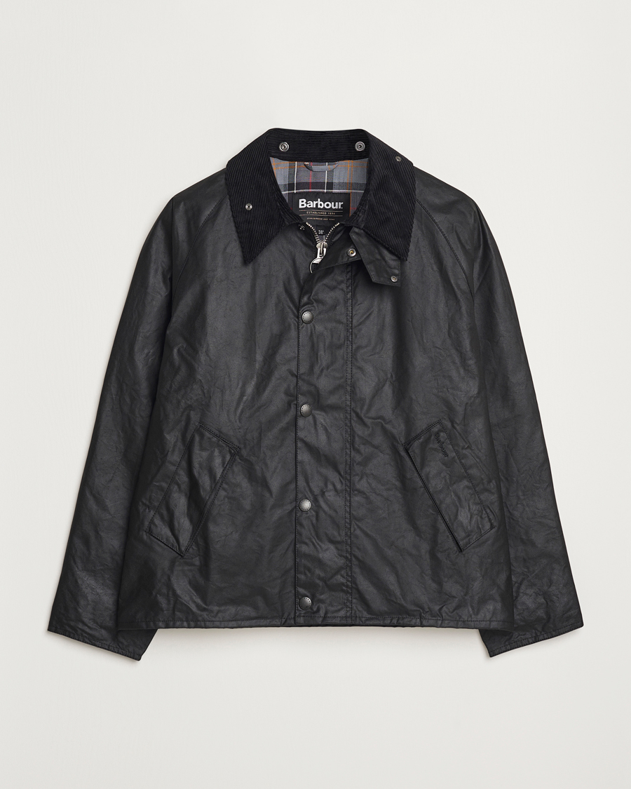 Herr | Jackor | Barbour Heritage | Transport Wax Jacket Black