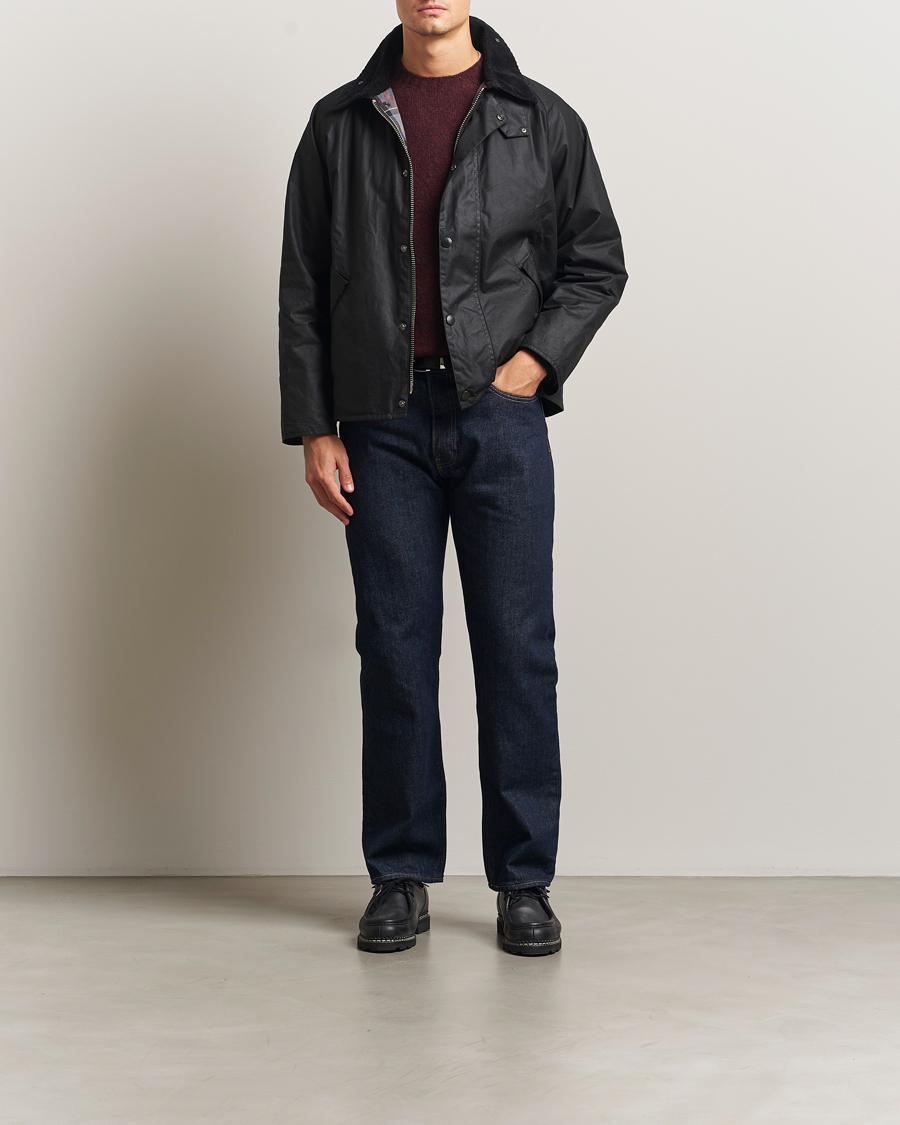 Herr | Jackor | Barbour Heritage | Transport Wax Jacket Black