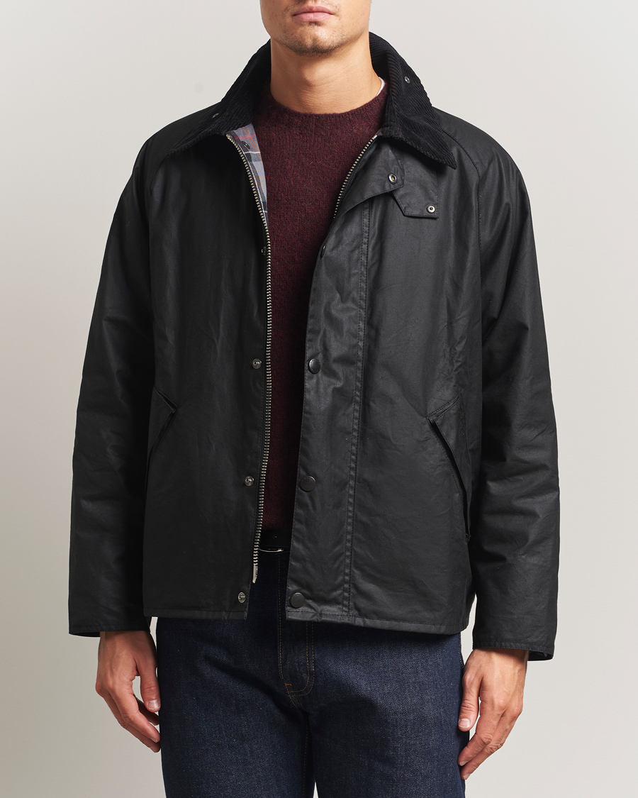 Herr | Jackor | Barbour Heritage | Transport Wax Jacket Black
