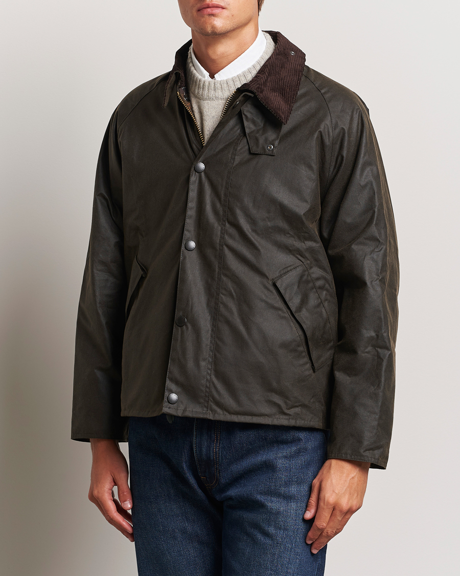 Herr | Jackor | Barbour Heritage | Transport Wax Jacket Olive