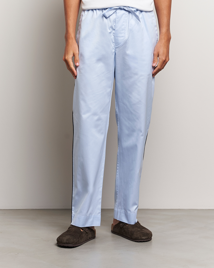 Herr | Pyjamas & Morgonrockar | Tekla | Sateen Pyjama Pants Bellhop Blue