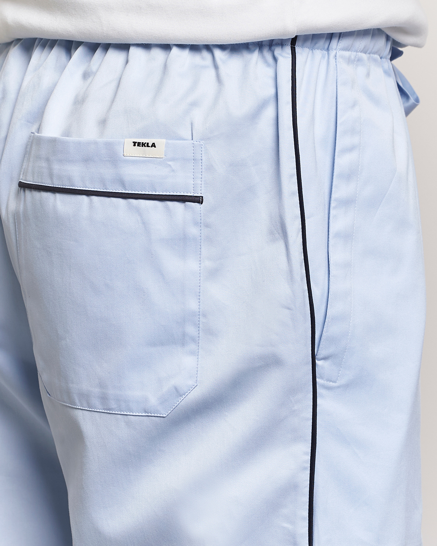 Herr | Pyjamas & Morgonrockar | Tekla | Sateen Pyjama Pants Bellhop Blue