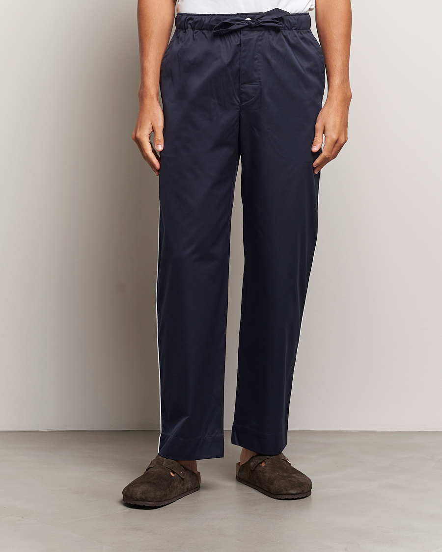 Herr | Pyjamas & Morgonrockar | Tekla | Sateen Pyjama Pants Chelsea Navy
