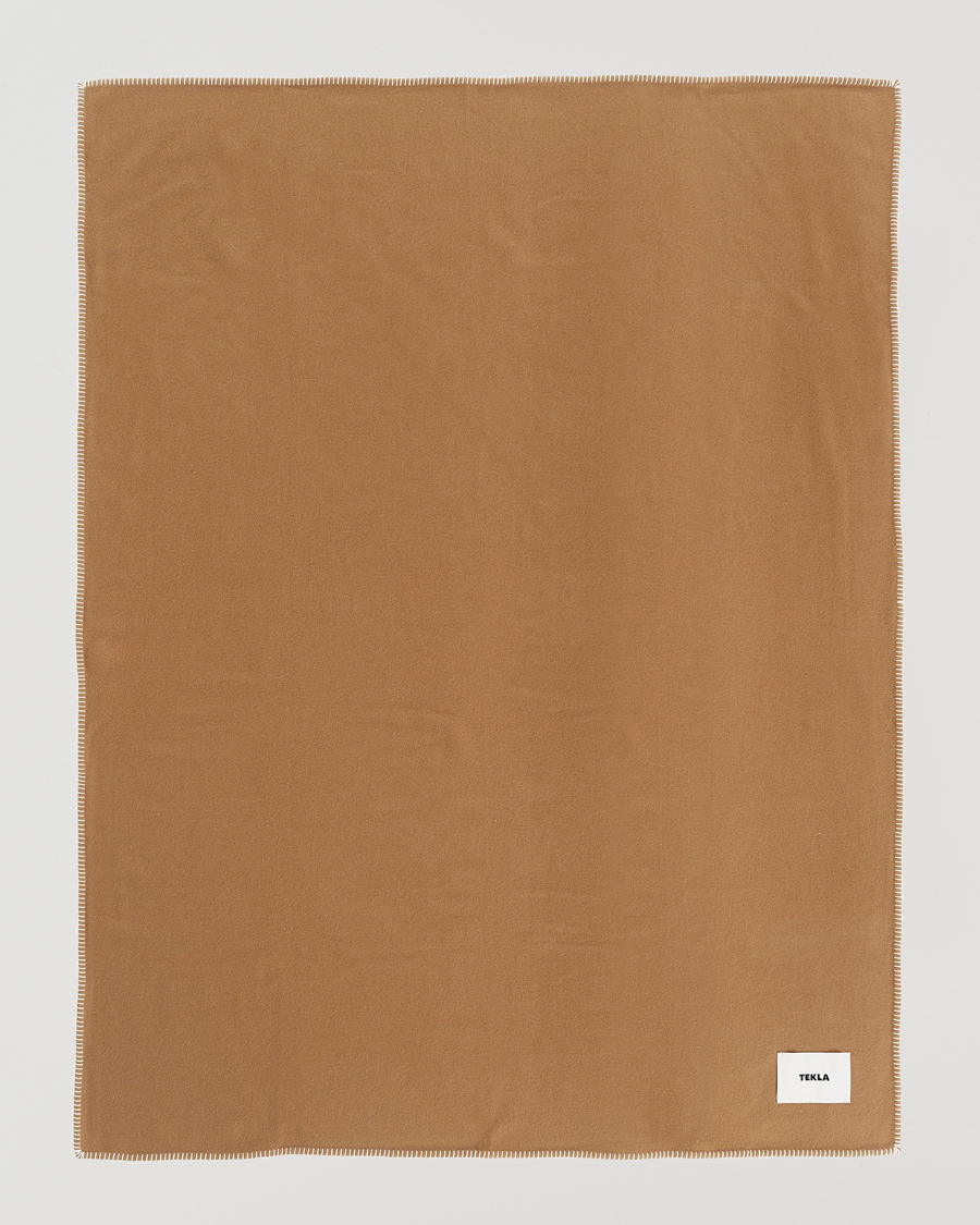 Herr | Tekla Lambswool Blanket Oak | Tekla | Lambswool Blanket Oak