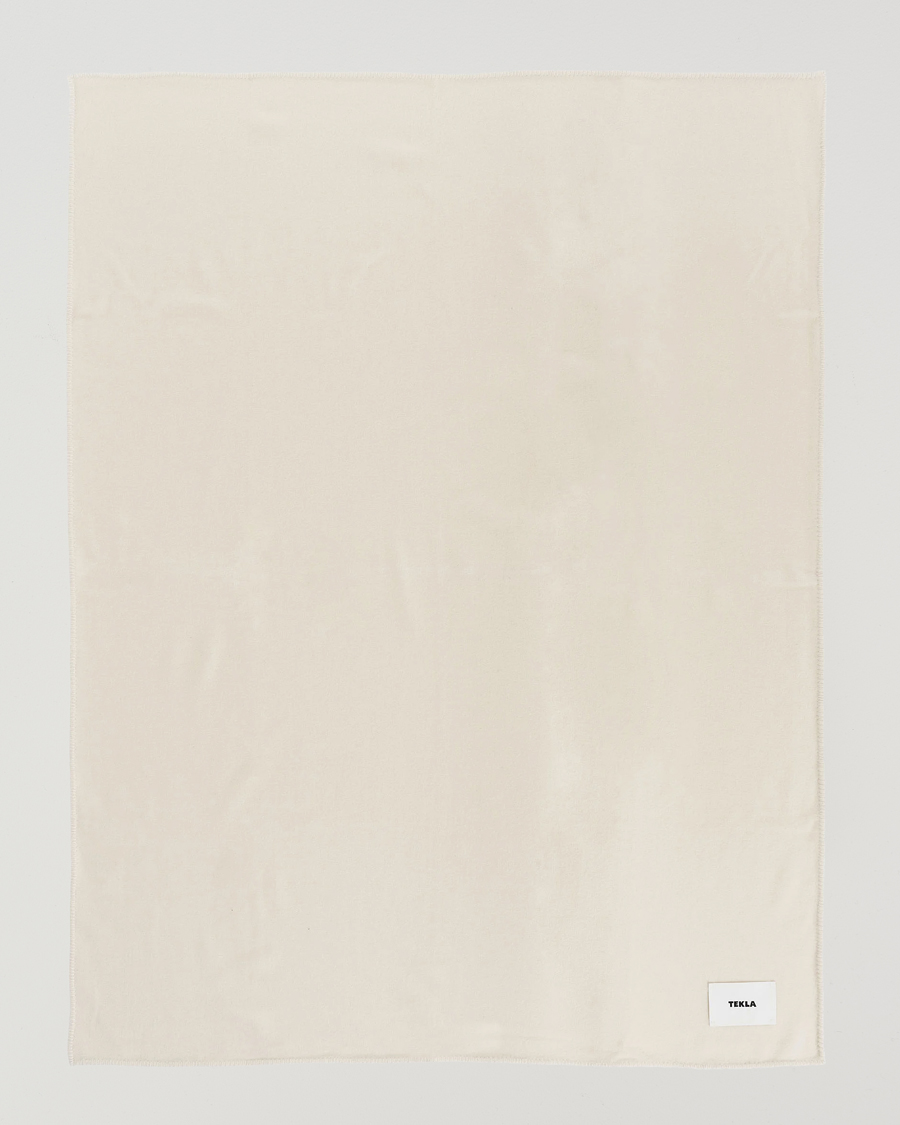 Herr | Textilier | Tekla | Lambswool Blanket Snow
