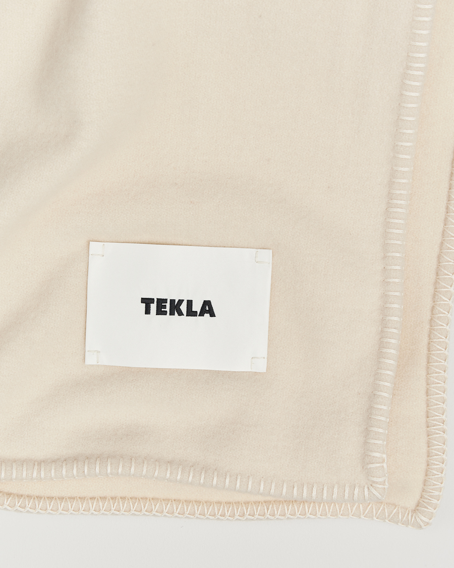 Herr | Tekla Lambswool Blanket Snow | Tekla | Lambswool Blanket Snow