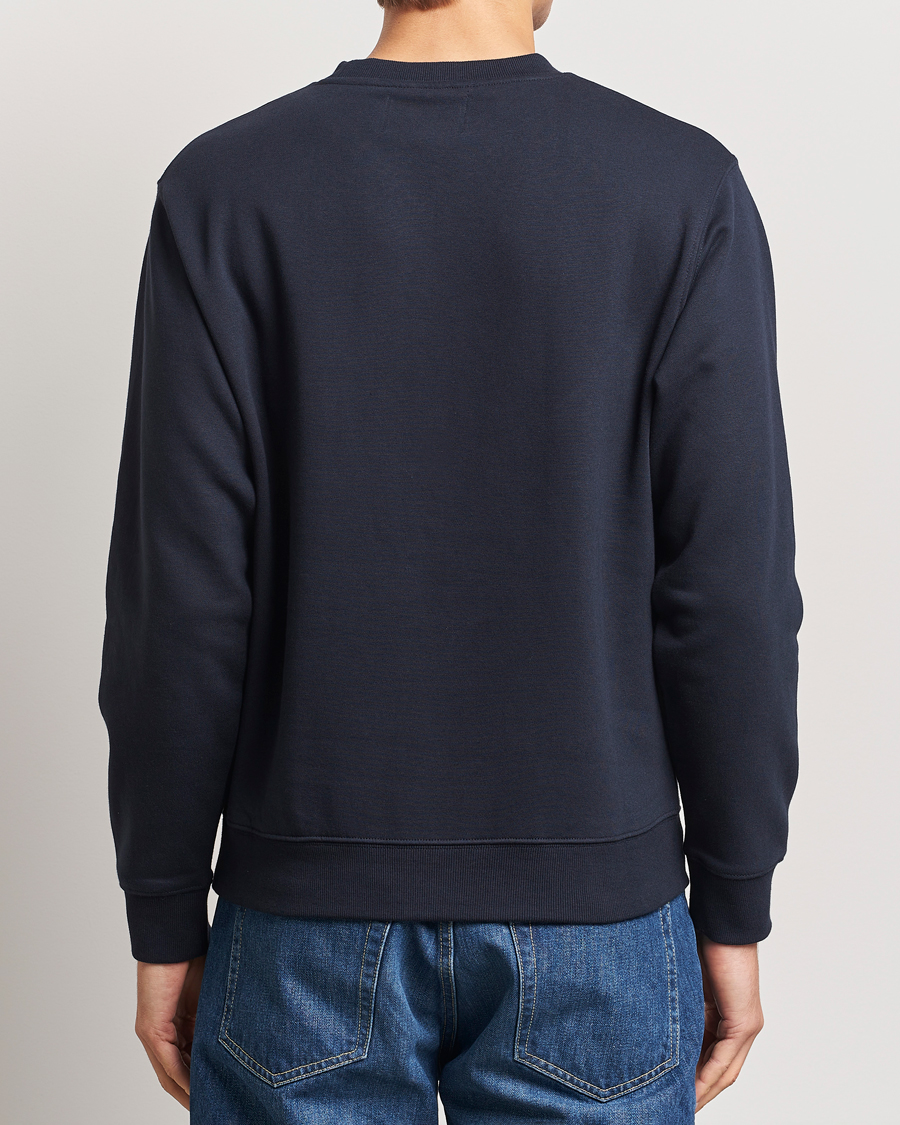 Herr | Tröjor | Replay | Tonal Logo Crew Neck Sweatshirt Navy