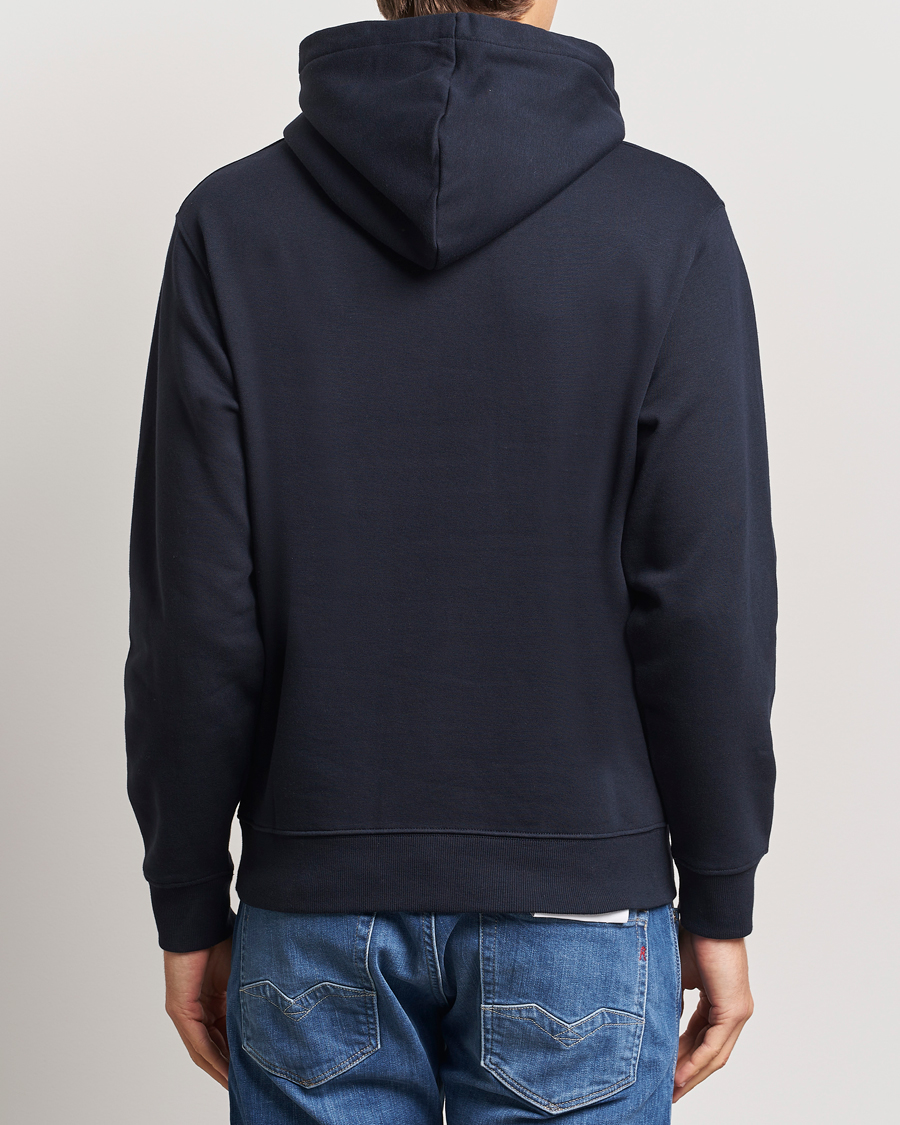 Herr | Tröjor | Replay | Tonal Logo Hoodie Navy