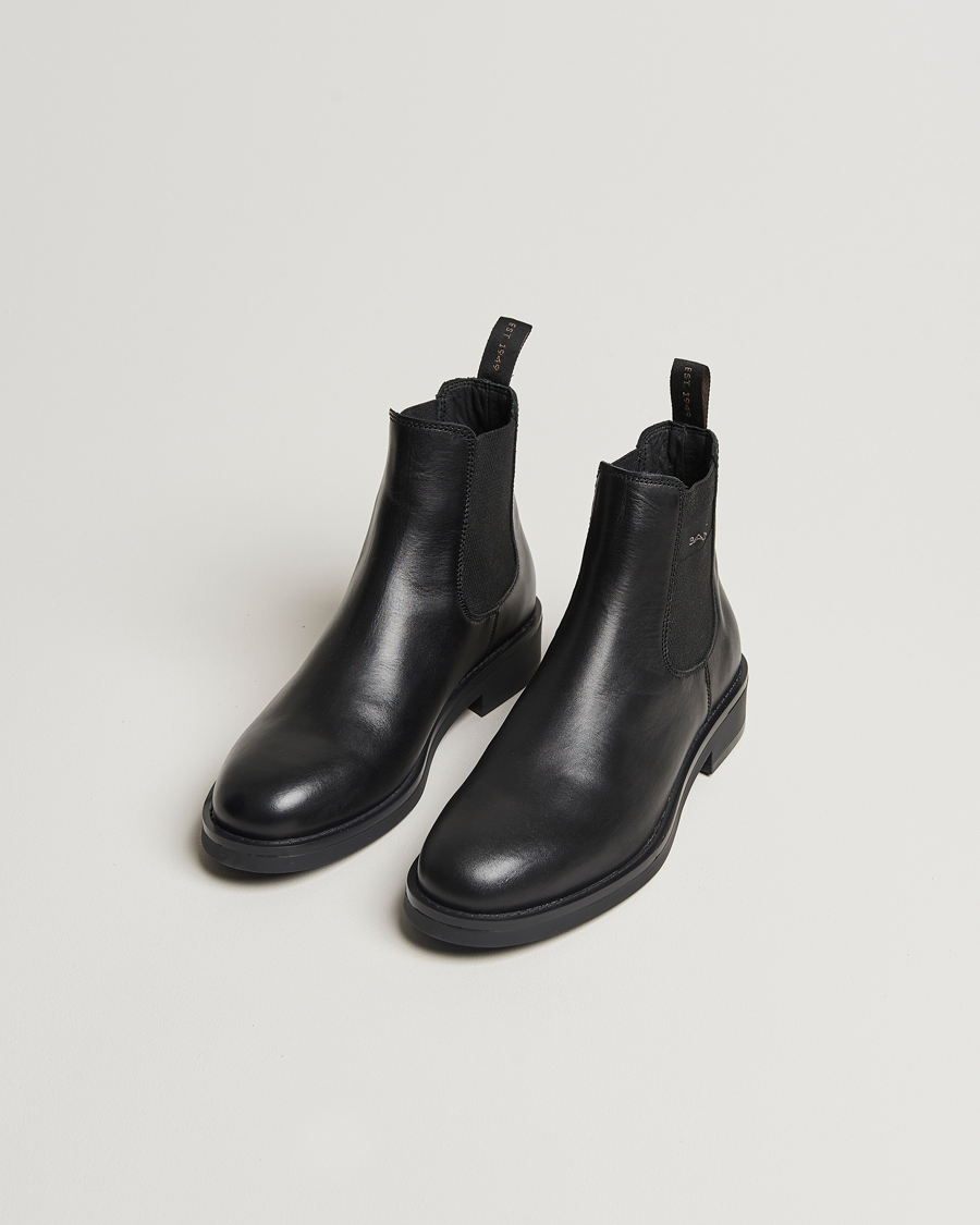 Herr | GANT Prepdale Leather Chelsea Boot Black | GANT | Prepdale Leather Chelsea Boot Black