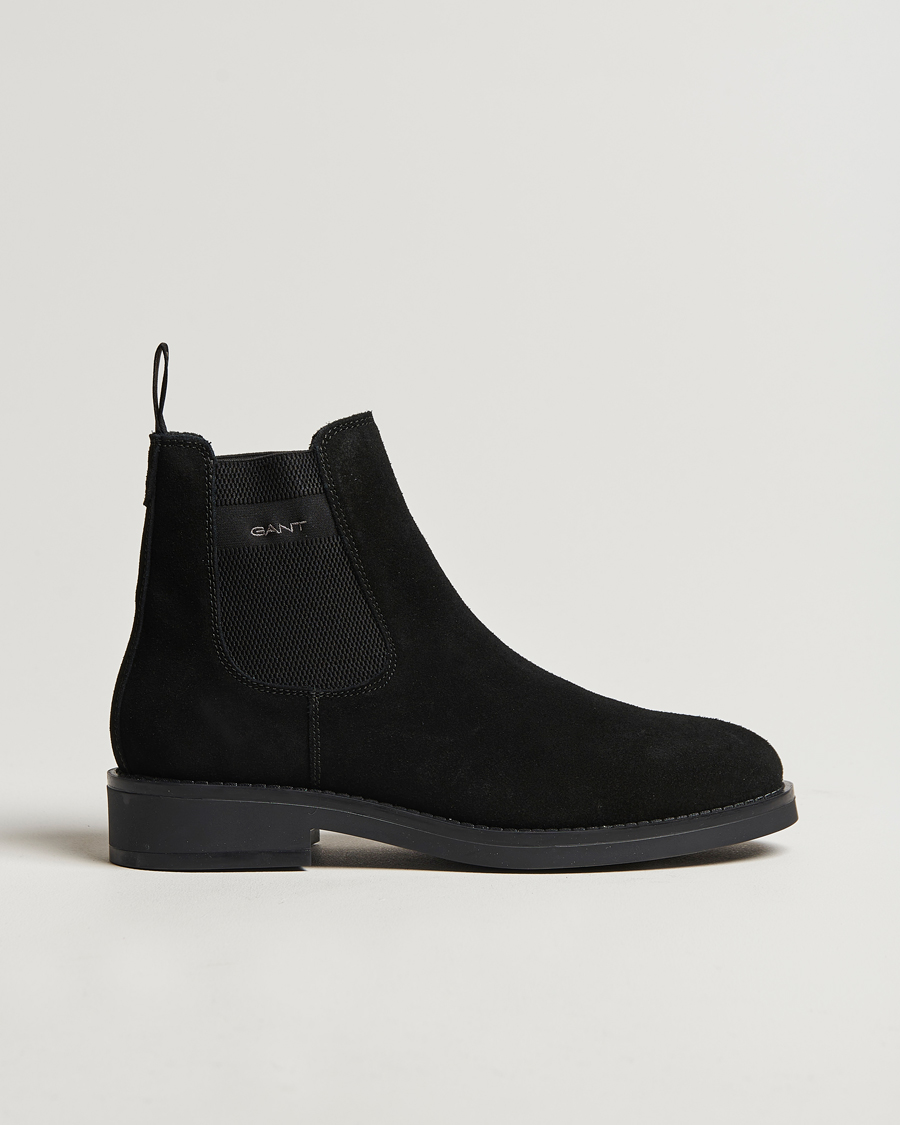 Herr | GANT Prepdale Suede Chelsea Boot Black | GANT | Prepdale Suede Chelsea Boot Black