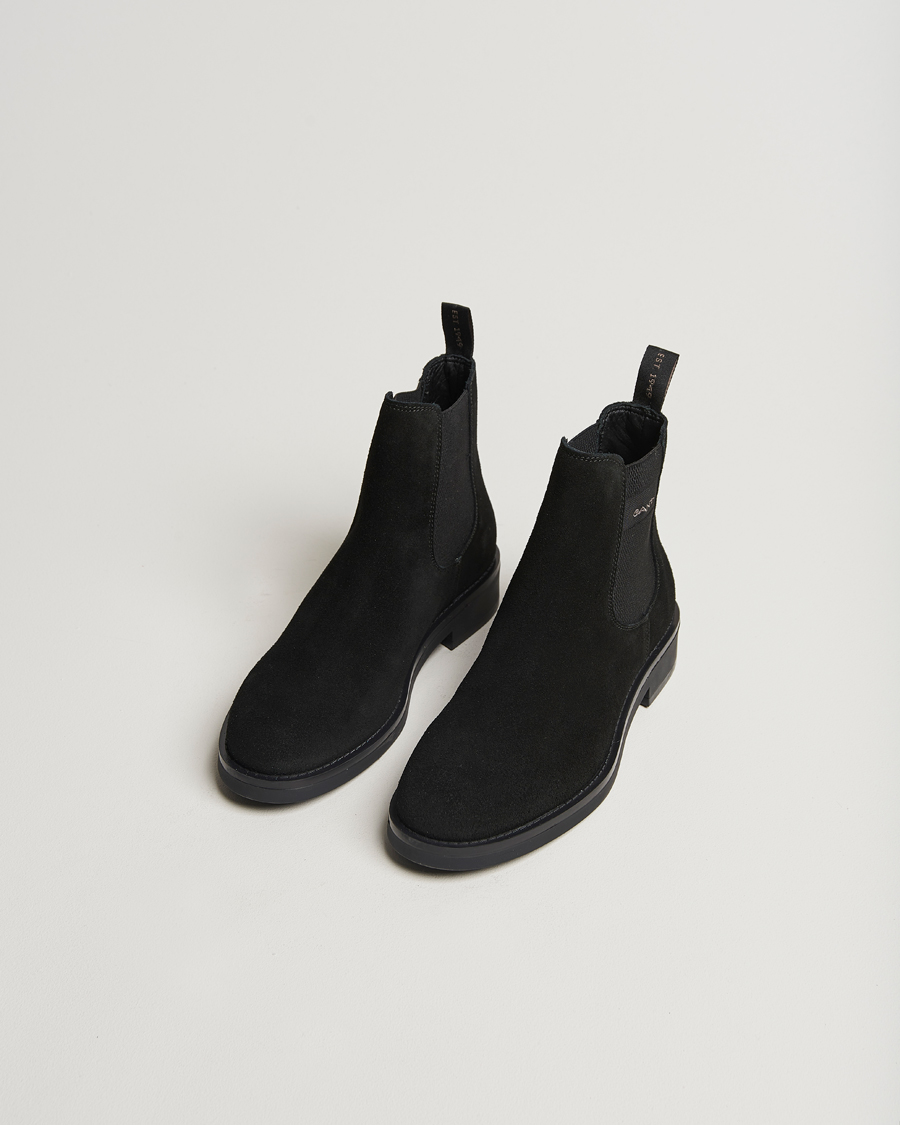 Herr | GANT Prepdale Suede Chelsea Boot Black | GANT | Prepdale Suede Chelsea Boot Black