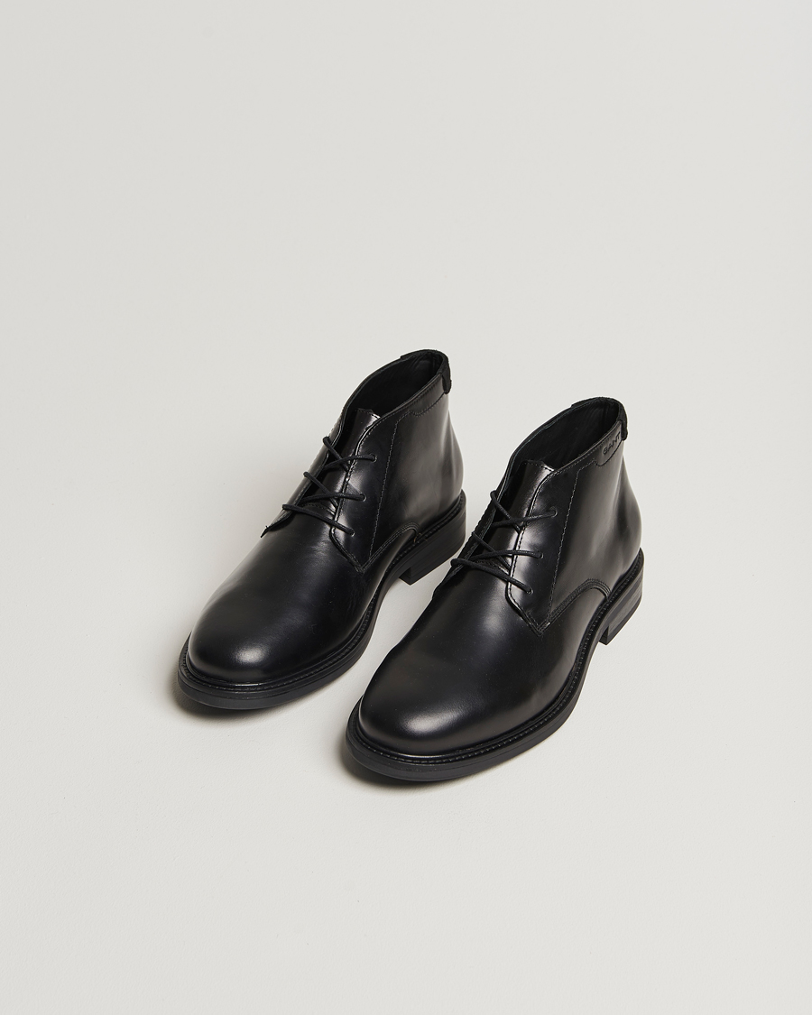 Herr | GANT St Fairkon Chukka Leather Boot Black | GANT | St Fairkon Chukka Leather Boot Black