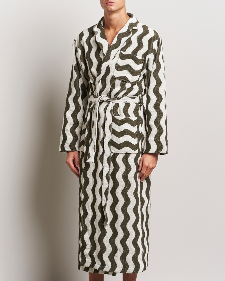 Herr | OAS Forest Waver Long Robe Green/White | OAS | Forest Waver Long Robe Green/White