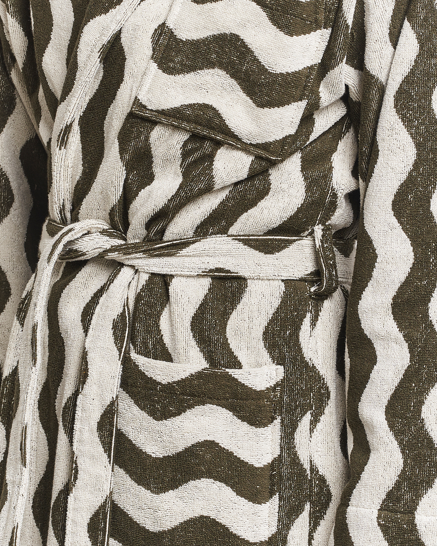 Herr | OAS Forest Waver Long Robe Green/White | OAS | Forest Waver Long Robe Green/White