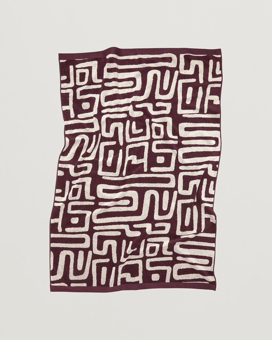 Herr | Textilier | OAS | Kalahara Towel Brown/Beige