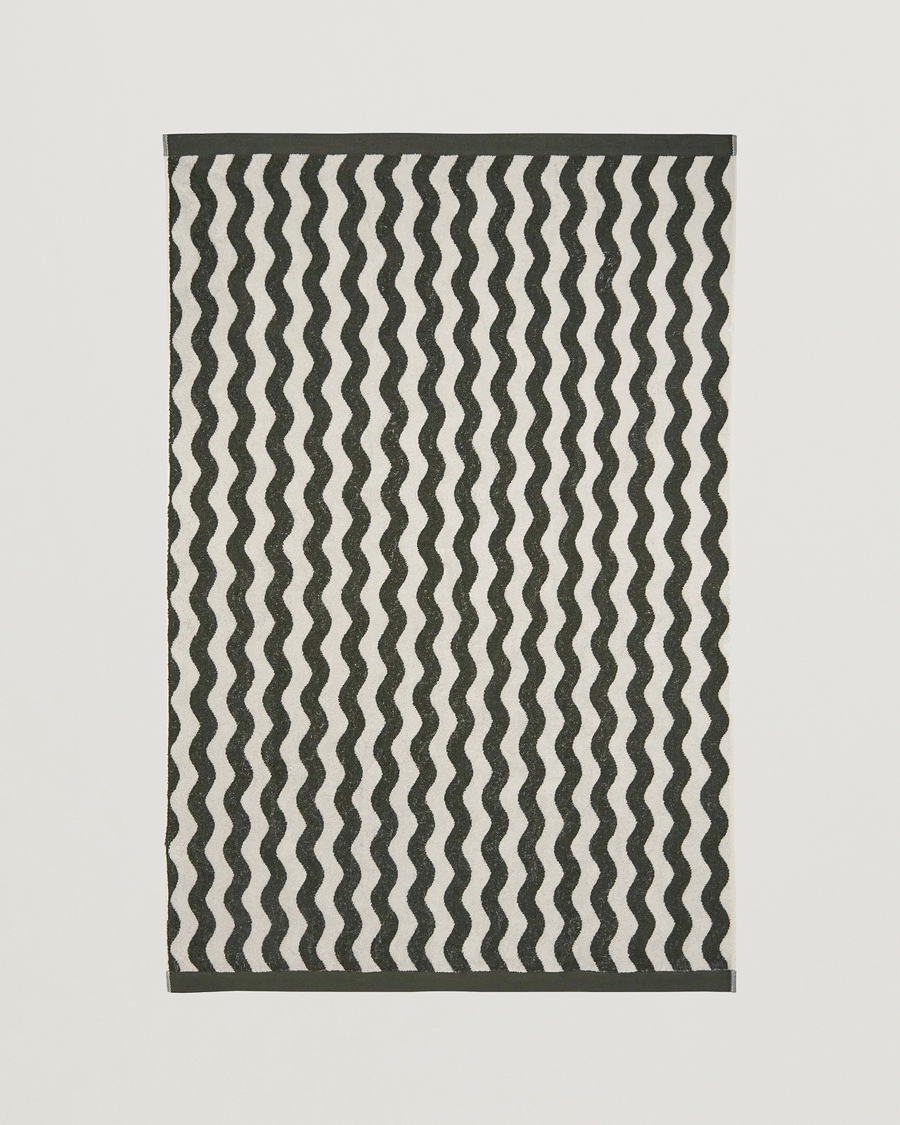 Herr | Textilier | OAS | Forest Waver Towel Green/White