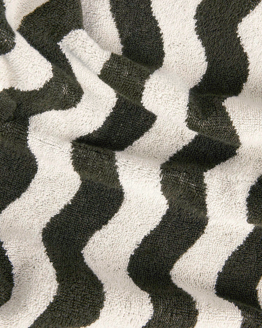 Herr | Textilier | OAS | Forest Waver Towel Green/White