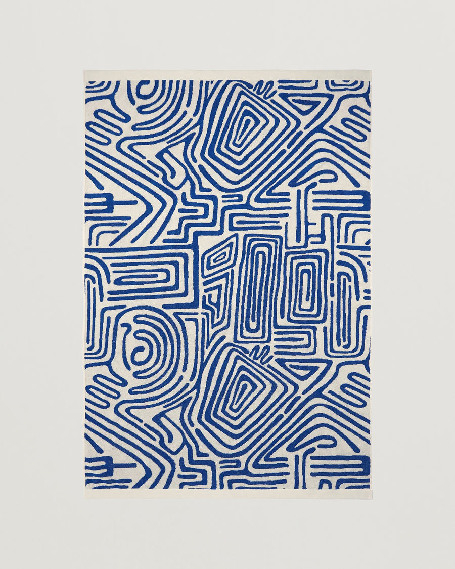 Herr | Textilier | OAS | Eldovado Towel Blue/White
