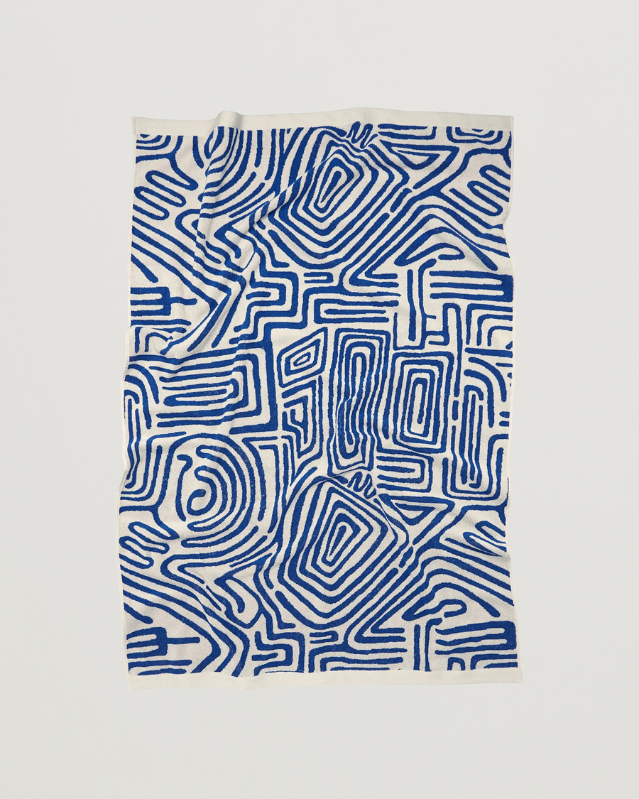 Herr | Textilier | OAS | Eldovado Towel Blue/White