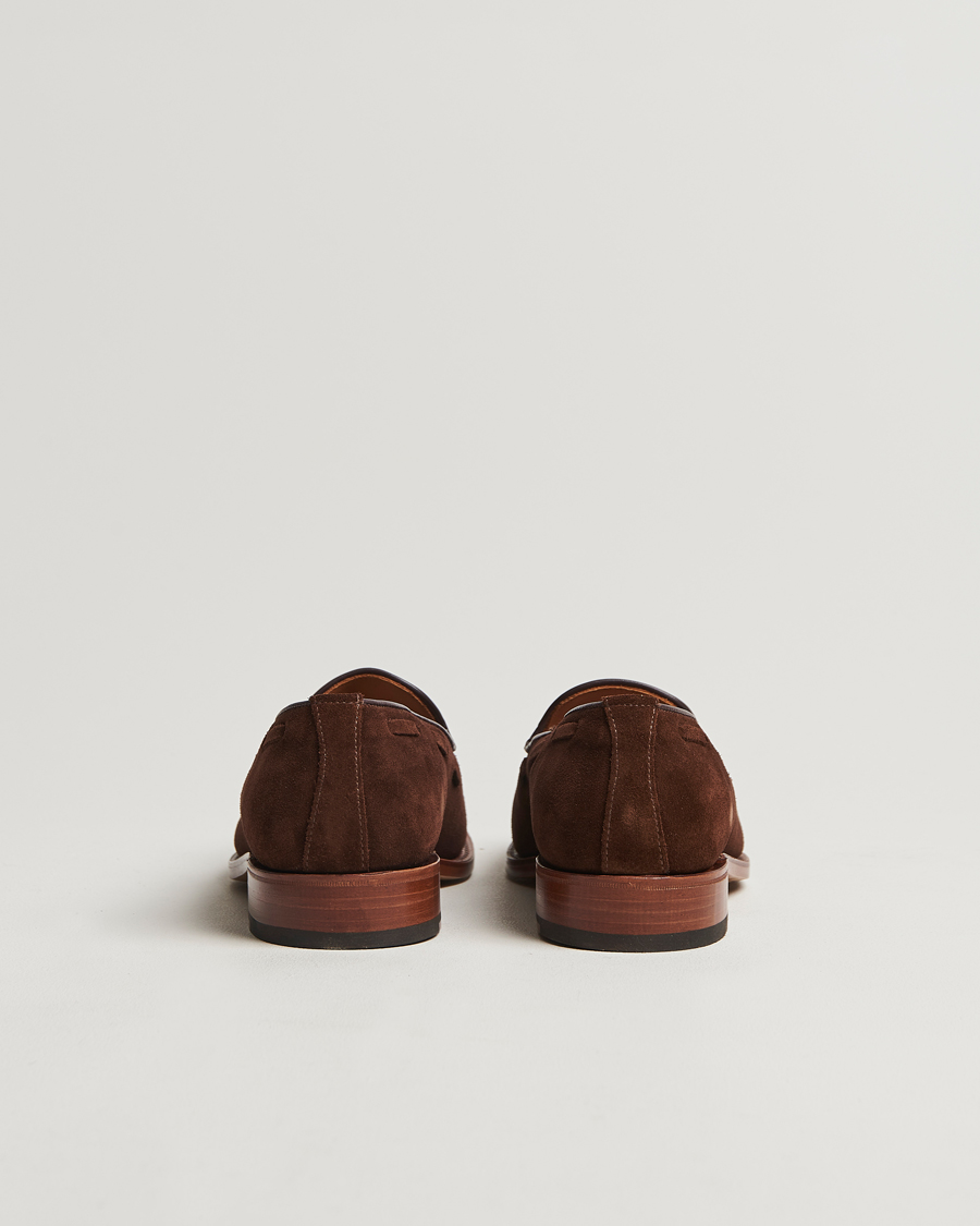 Herr | Sanders Finschley Suede Tassel Loafer Polo Snuff | Sanders | Finschley Suede Tassel Loafer Polo Snuff