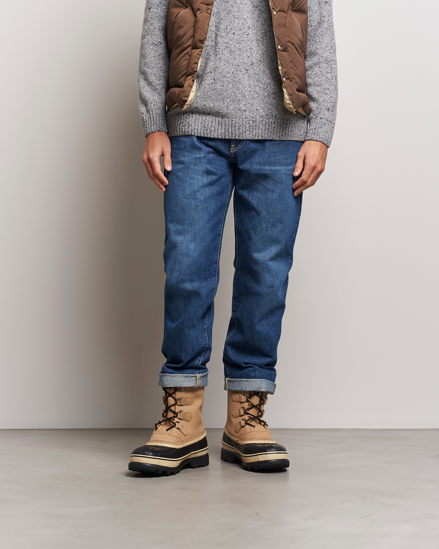 Herr | Kängor | Sorel | Caribou WP Felt Lined Leather Boots Buff