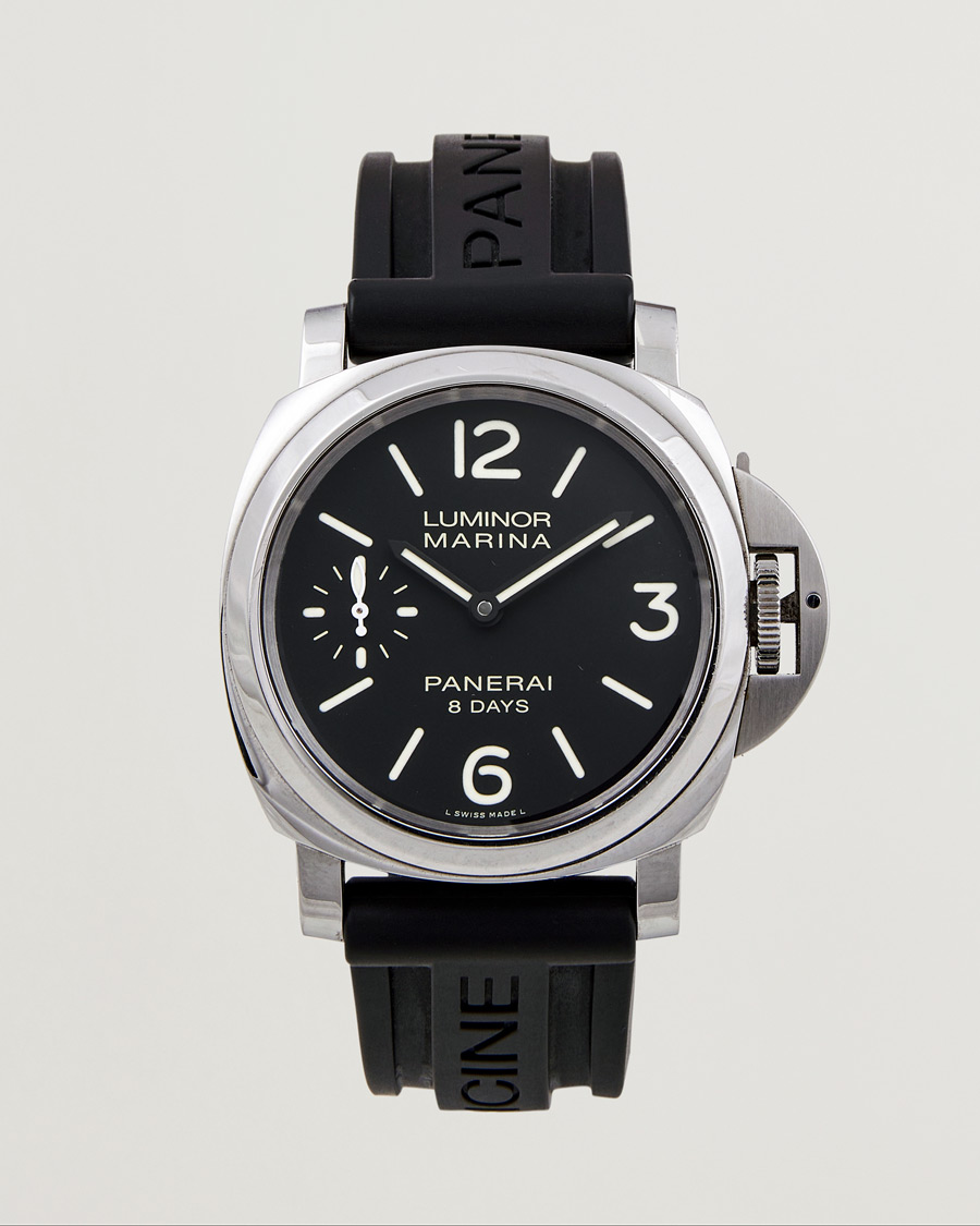 Herr | Panerai Pre-Owned Luminor Marina 8 Days 00510 Silver | Panerai Pre-Owned | Luminor Marina 8 Days 00510 Silver