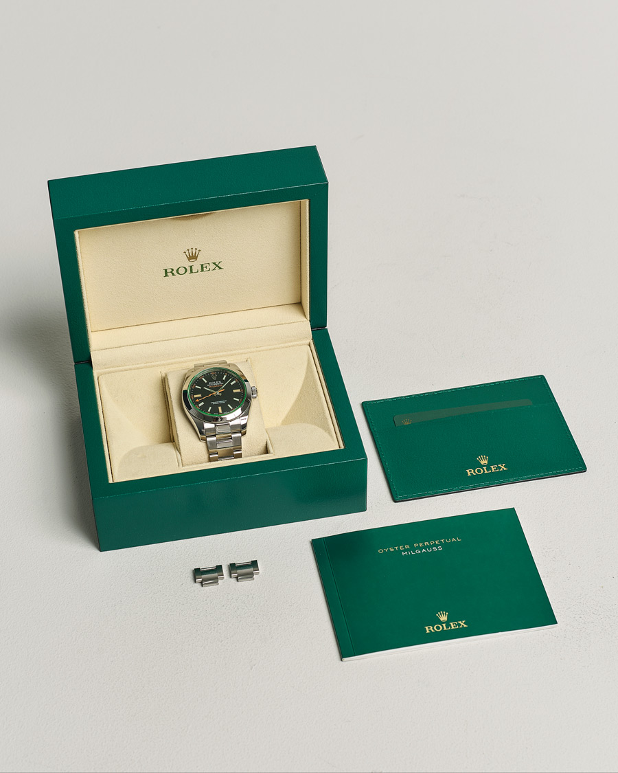 Herr | Rolex Pre-Owned Milgauss 116400GV Silver | Rolex Pre-Owned | Milgauss 116400GV Silver