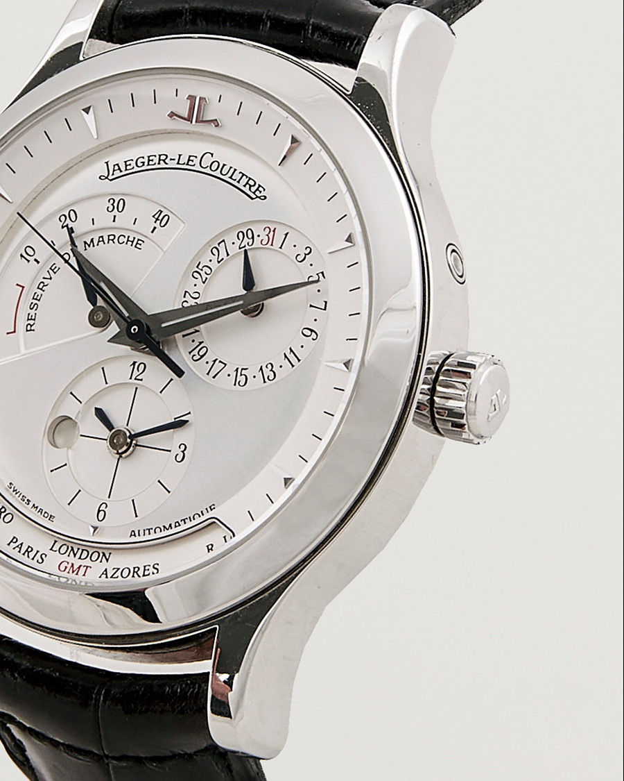 Herr | Jaeger-LeCoultre Pre-Owned Master Geographic 142.8.92 Silver | Jaeger-LeCoultre Pre-Owned | Master Geographic 142.8.92 Silver