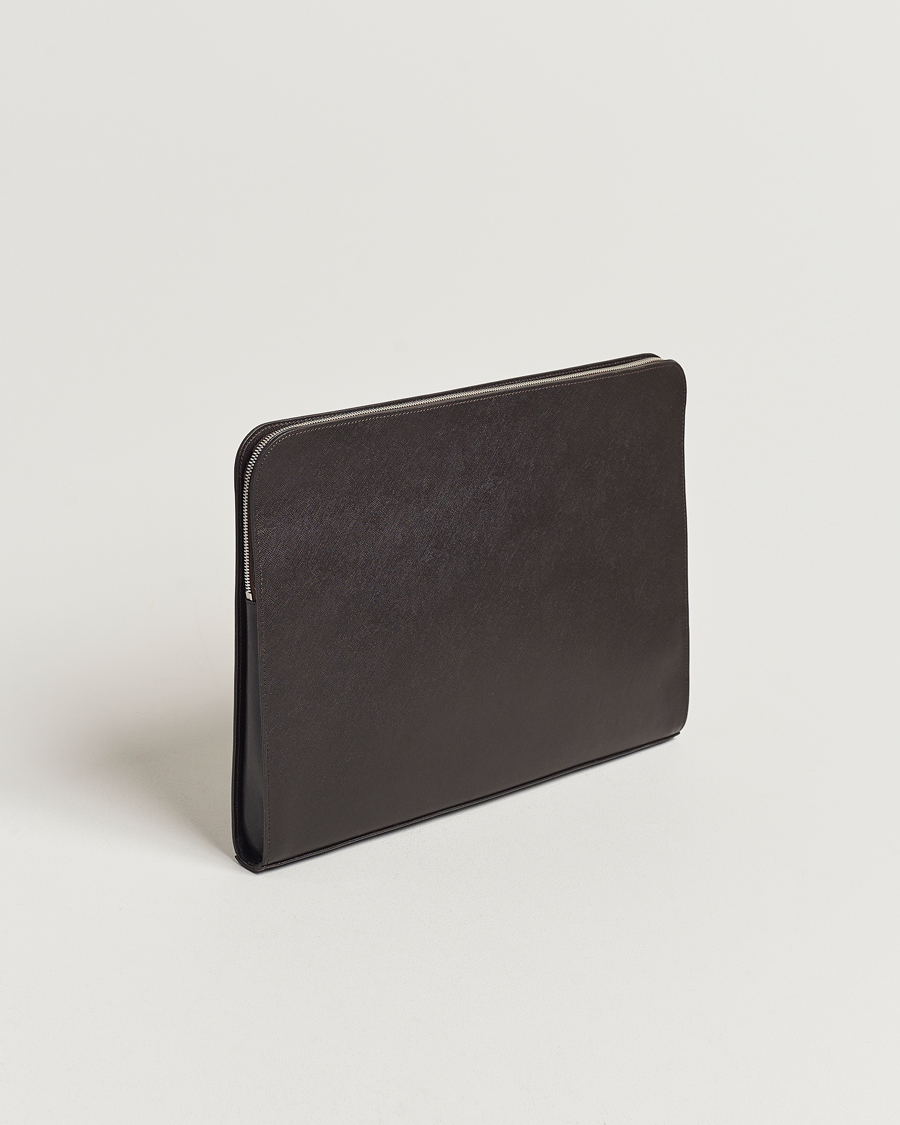 Herr | Senast inkommet | Oscar Jacobson | Laptop Leather Holder Forastero Brown