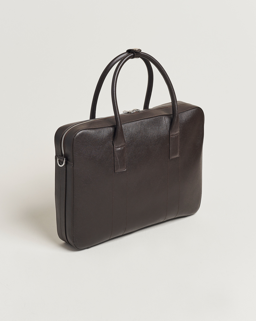 Herr |  | Oscar Jacobson | Leather Briefcase Forastero Brown
