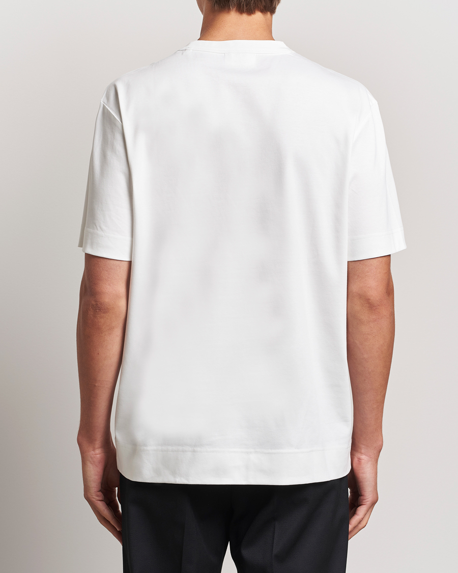 Herr | T-Shirts | NN07 | Pedro Mercerized Crew Neck T-Shirt Cream