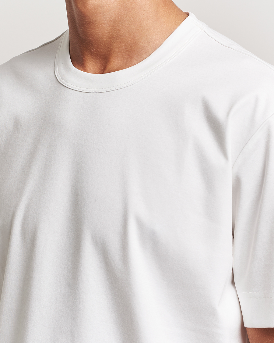 Herr | T-Shirts | NN07 | Pedro Mercerized Crew Neck T-Shirt Cream