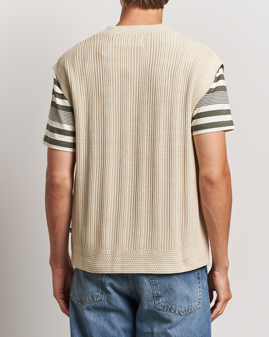 Herr | Tröjor | NN07 | Reece Knitted Vest Ecru