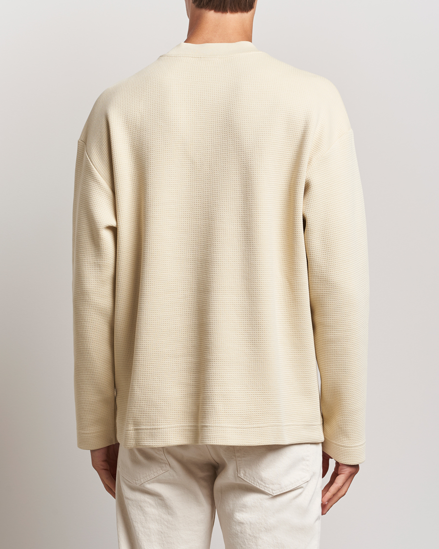 Herr | T-Shirts | NN07 | Benja Long Sleeve T-Shirt Ecru