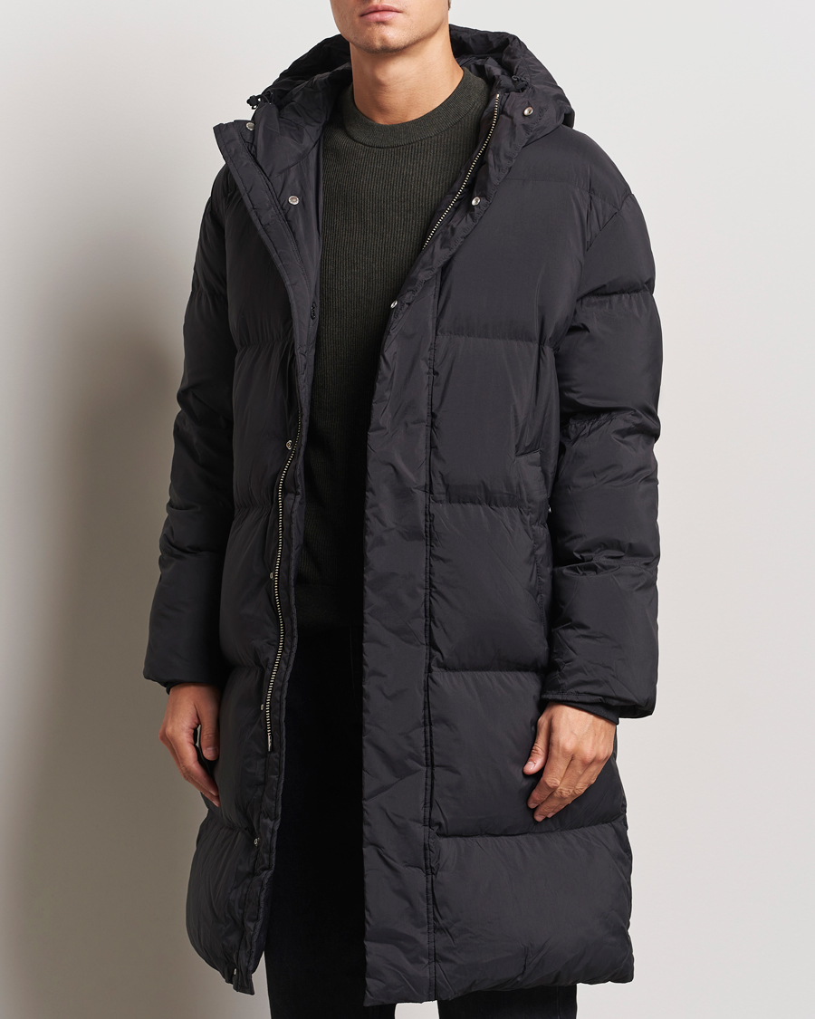 Herr | Jackor | NN07 | Pascal Padded Long Puffer Jacket Black